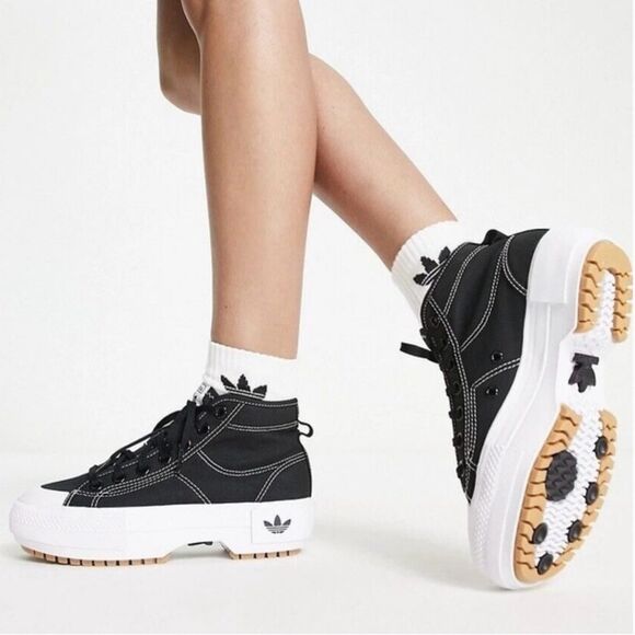 Adidas Women’s Originals Nizza Trek Shoes – Size 7 - Picture 13 of 13